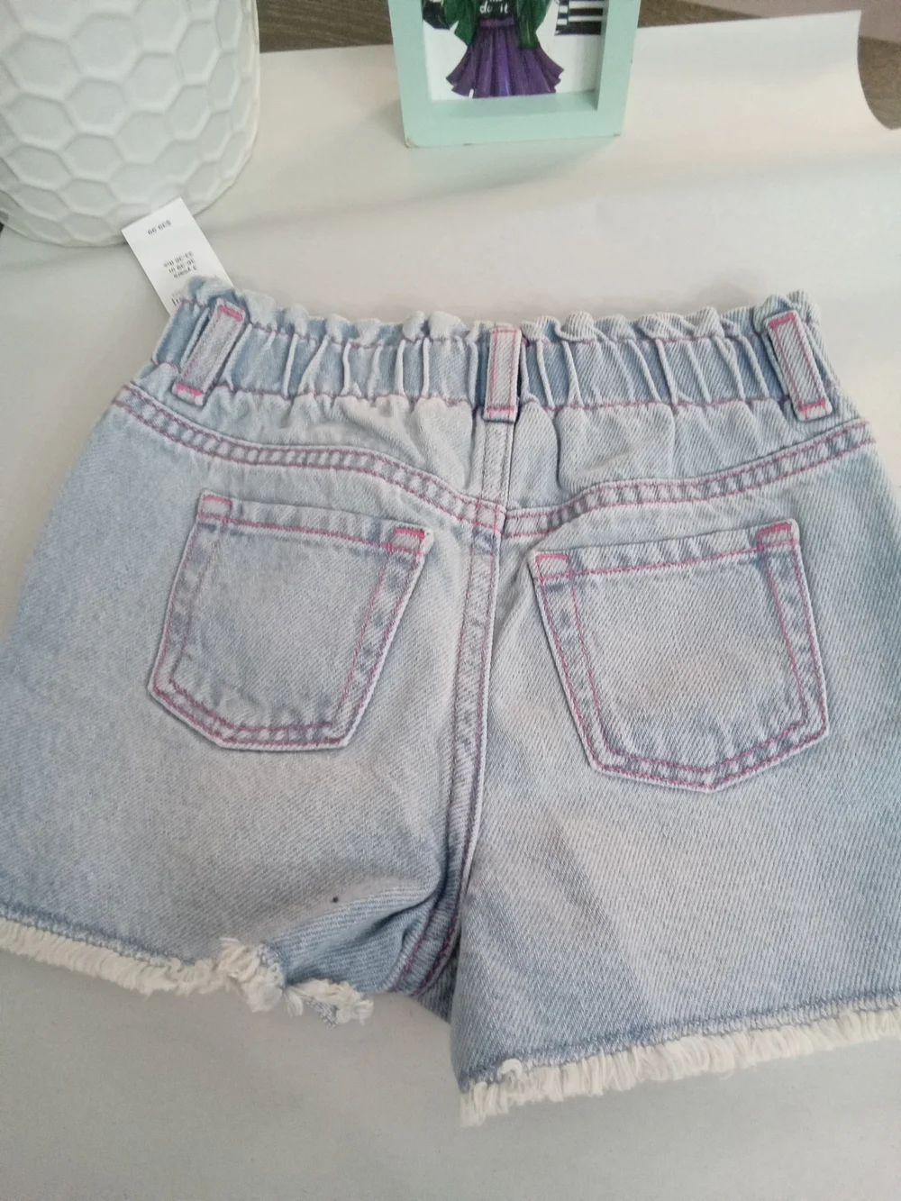 GAP Baby Girls Embroidered Denim Shorts Size 3Y NWT